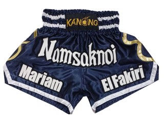 Henkilökohtaiset Muay thai Shortsit : KNSCUST-1250-Laivasto