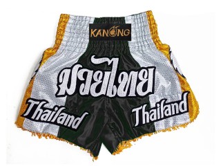 Henkilökohtaiset Muay thai Shortsit : KNSCUST-1252-Musta